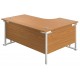 Olton Twin Cantilever Corner Office Desk